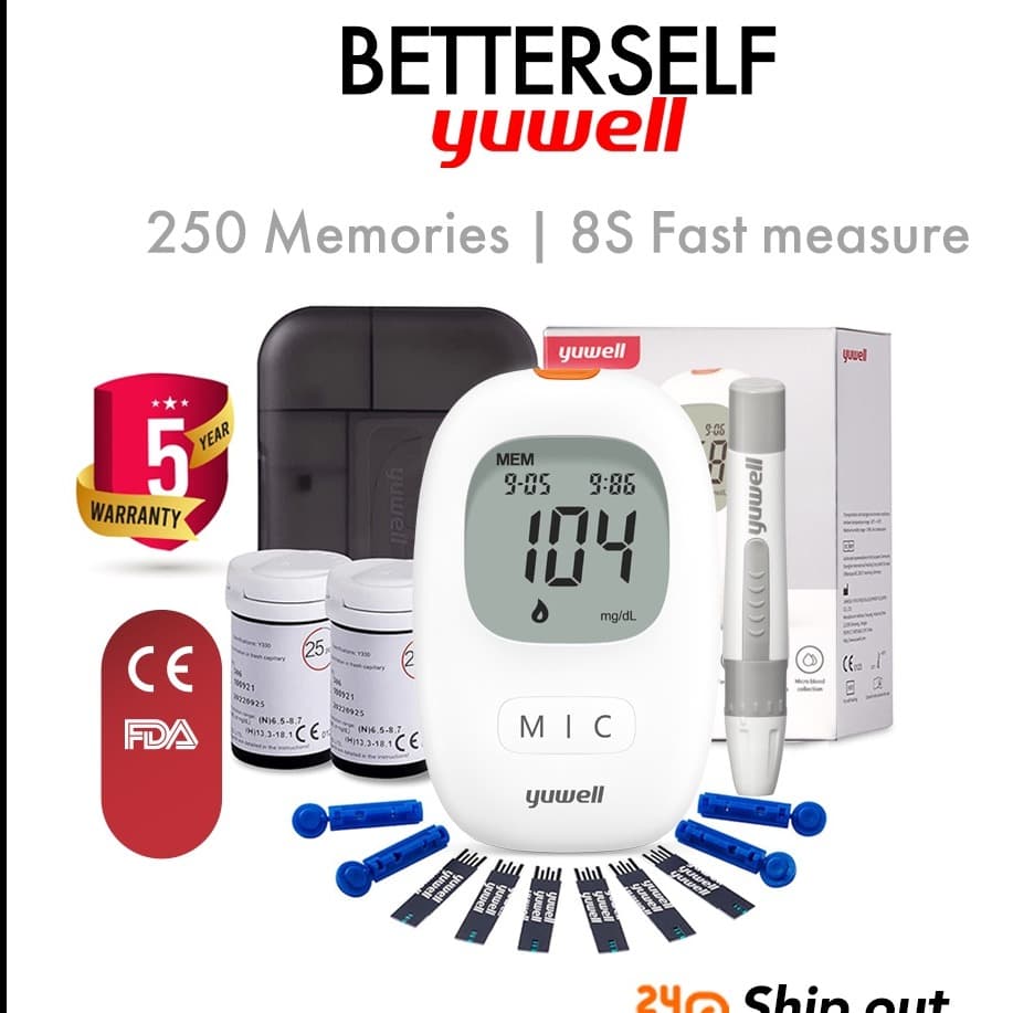 Yuwell Blood Glucose Monitor (Accusure-710)