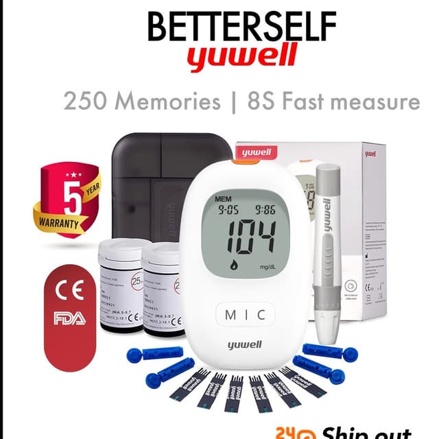 Yuwell Blood Glucose Monitor (Accusure-710)